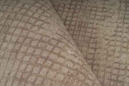 Viscose vloerkleed Vita taupe 125